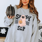 Spooky SLP Checkerboard Crewneck Sweatshirt