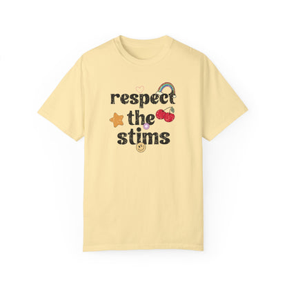 Respect The Stims Distressed Comfort Colors T-Shirt