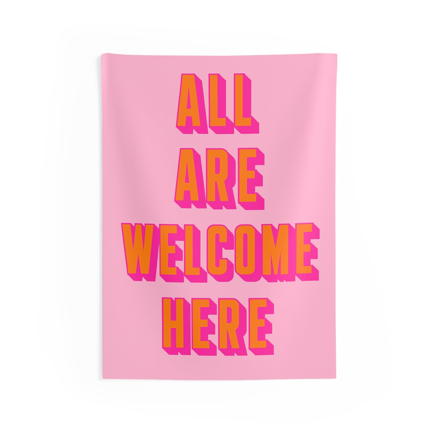 All Are Welcome Here Tapestry
