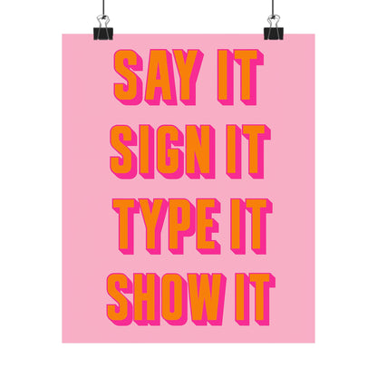 All the Ways to Communicate Poster