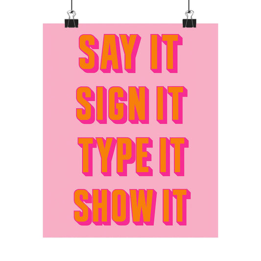All the Ways to Communicate Poster