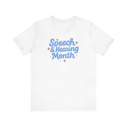 Speech & Hearing Month Jersey T-Shirt