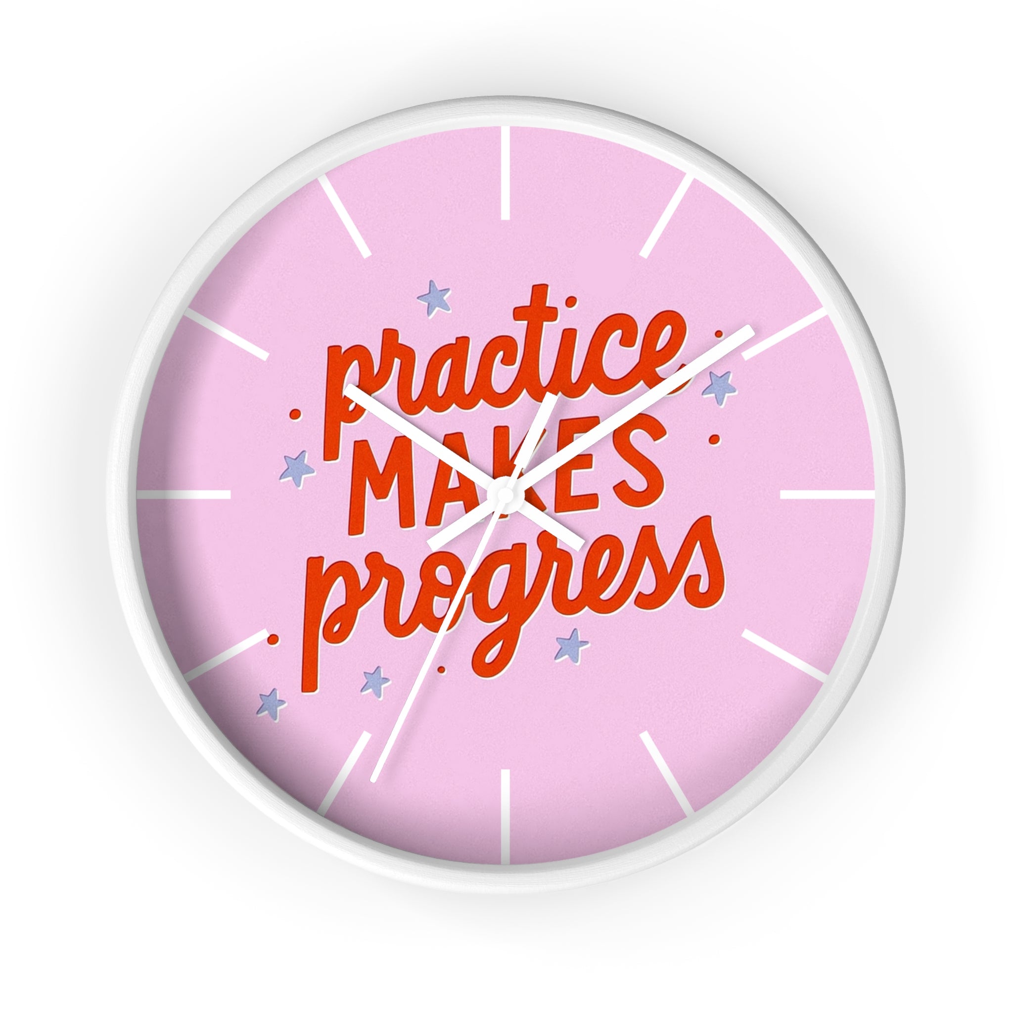 Progress Plus Clocking In Practice Makes Progress Wall Clock – EmilyBSpeech