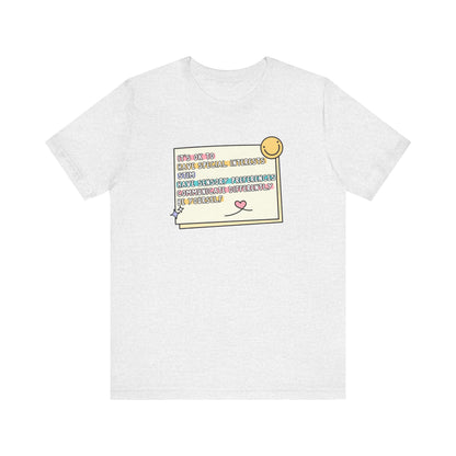 It's Ok To... Jersey T-Shirt