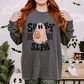 Spooky SLPA Checkerboard Long Sleeve Comfort Colors T-Shirt