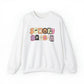 Spooky Speech Retro Crewneck Sweatshirt
