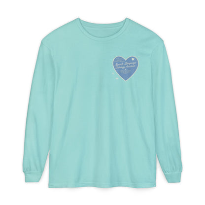 SLPA Heart Patch Long Sleeve T-Shirt | Front and Back Print