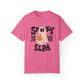 Spooky SLPA Checkerboard Comfort Colors T-Shirt