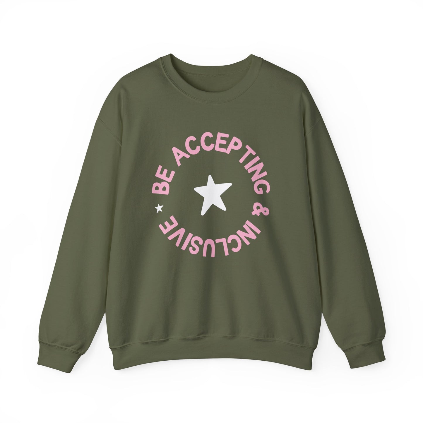 Be Accepting & Inclusive Crewneck Sweatshirt