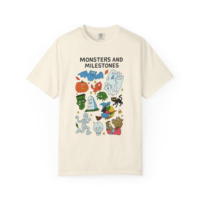 Monsters and Milestones Comfort Colors T-Shirt