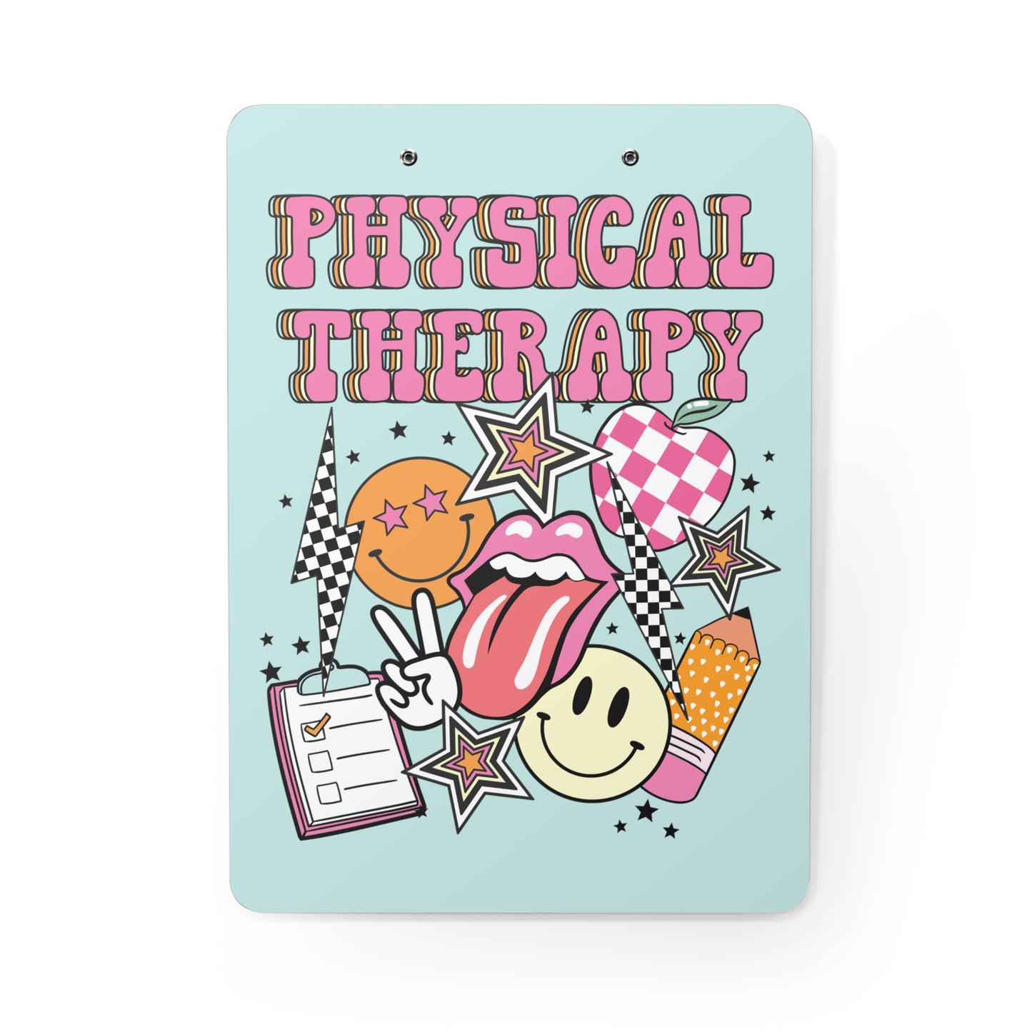 Retro Physical Therapy Clipboard