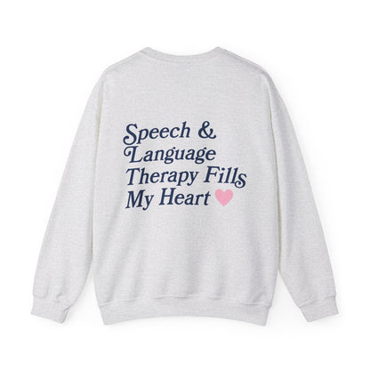 Speech Fills My Heart Crewneck Sweatshirt