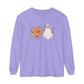 Pumpkin and Ghost AAC Long Sleeve Comfort Colors T-Shirt