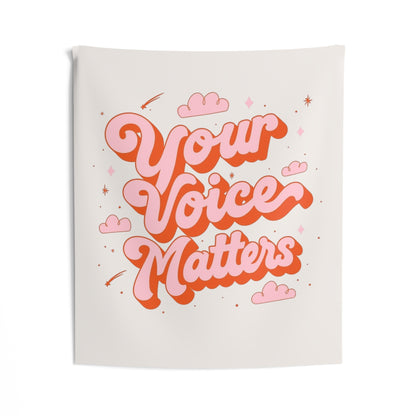 Your Voice Matters Tapestry