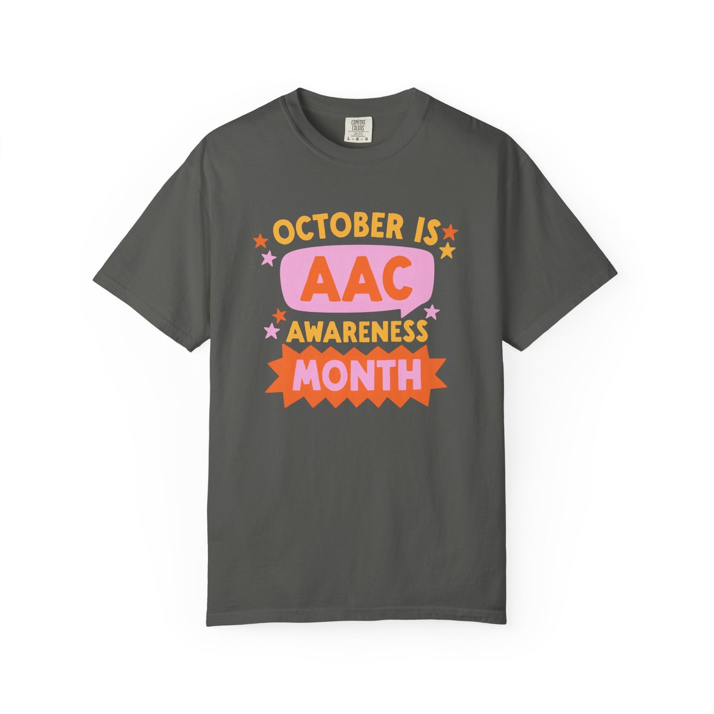 AAC Awareness Month Comfort Colors T-Shirt