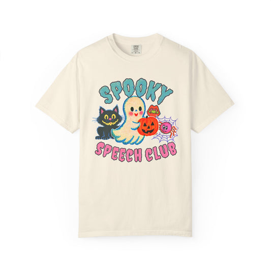 Spooky Speech Club Comfort Colors T-Shirt