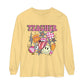 Retro Teacher Long Sleeve Comfort Colors T-shirt