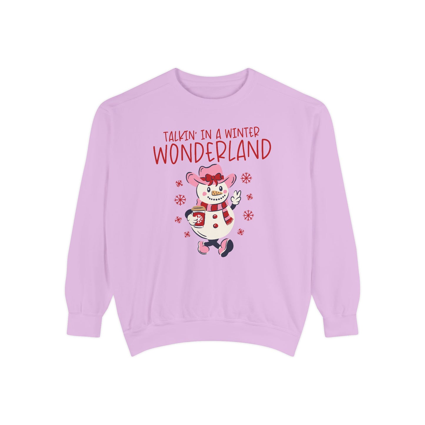 Talkin' in a Winter Wonderland Comfort Colors Sweatshirt