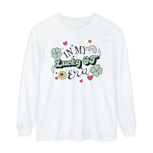 In My Lucky OT Era Long Sleeve Comfort Colors T-Shirt