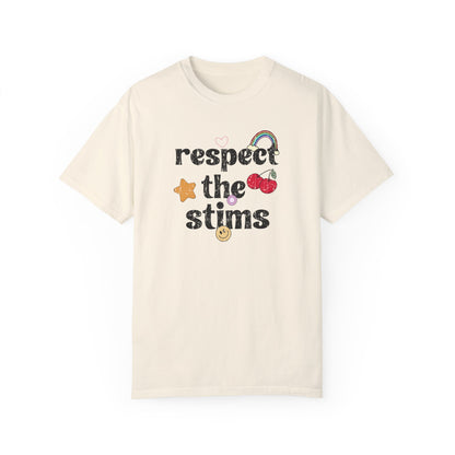 Respect The Stims Distressed Comfort Colors T-Shirt