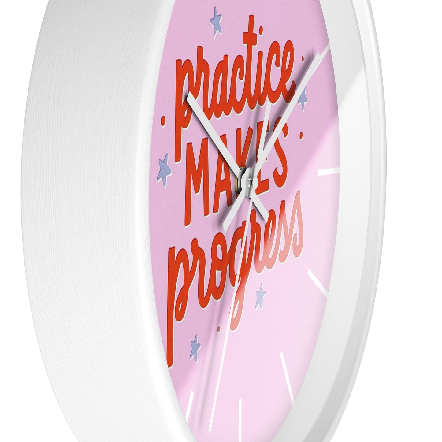 Practice Makes Progress Wall Clock
