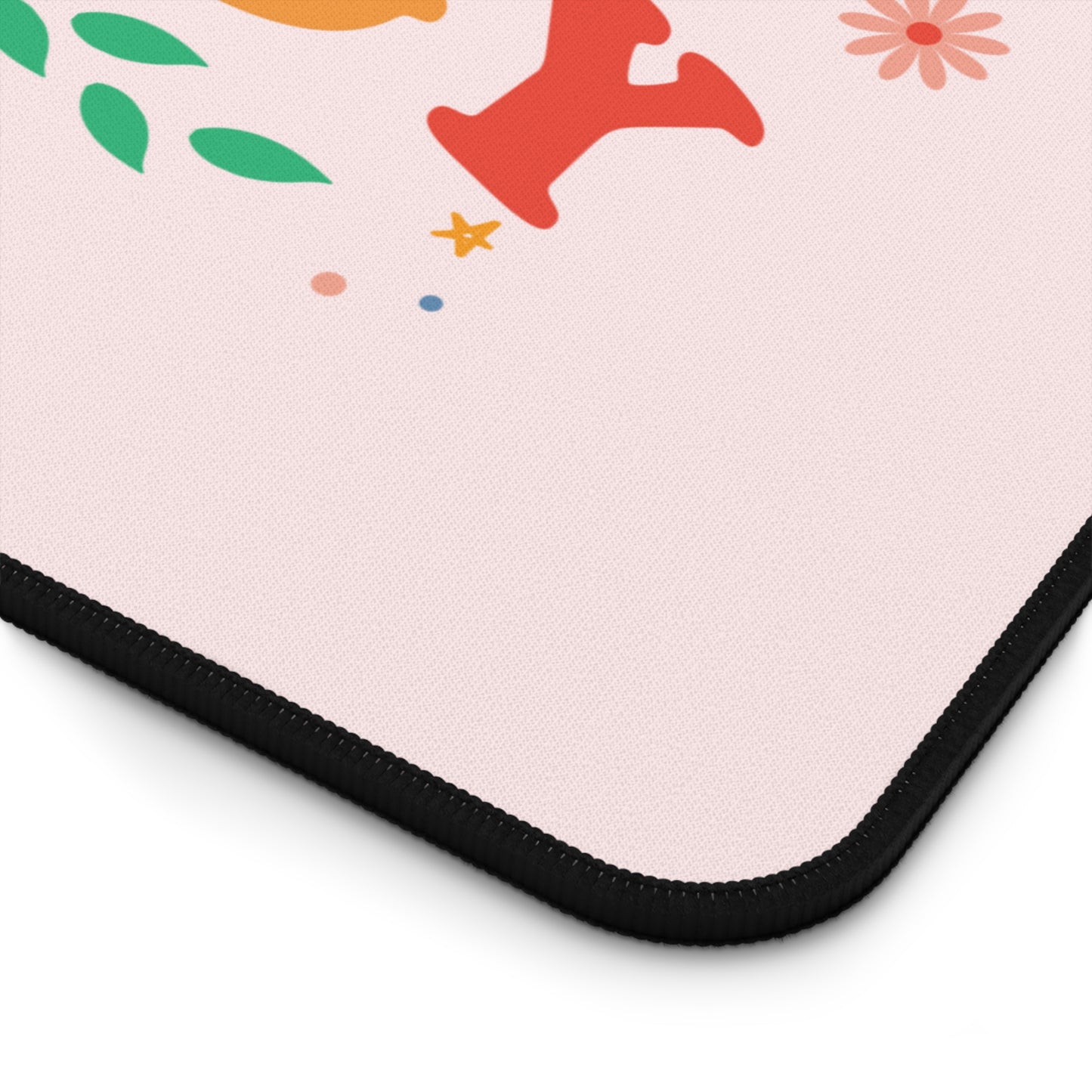 Speech Flowers Desk Mat