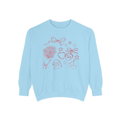 SLP Whimsy Doodles Comfort Colors Sweatshirt