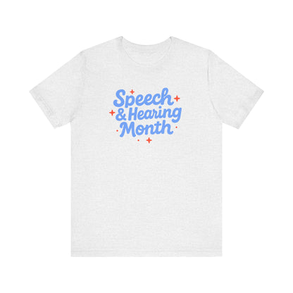 Speech & Hearing Month Jersey T-Shirt