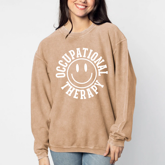 Occupational Therapy Smile Latte Corded Crew