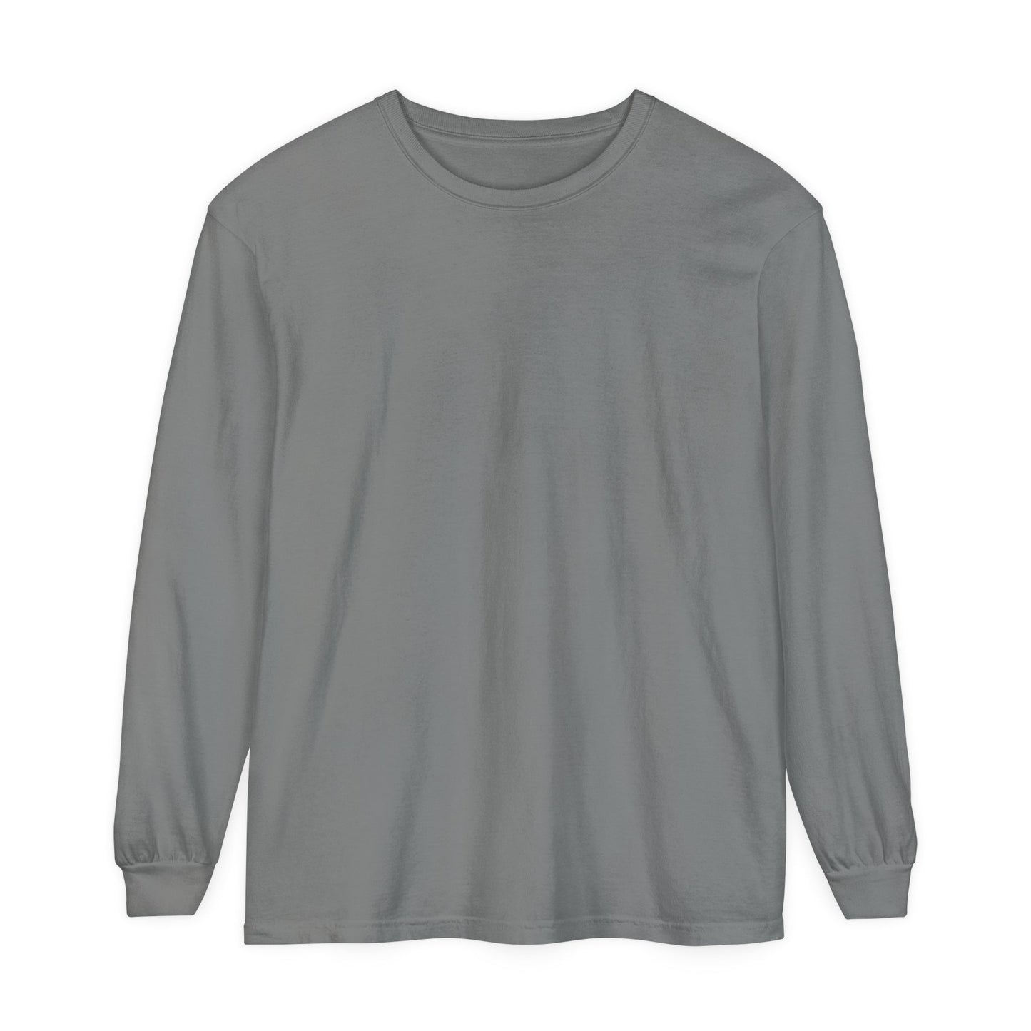 Custom Logo Comfort Colors Long Sleeve T-Shirt | Left Chest Print