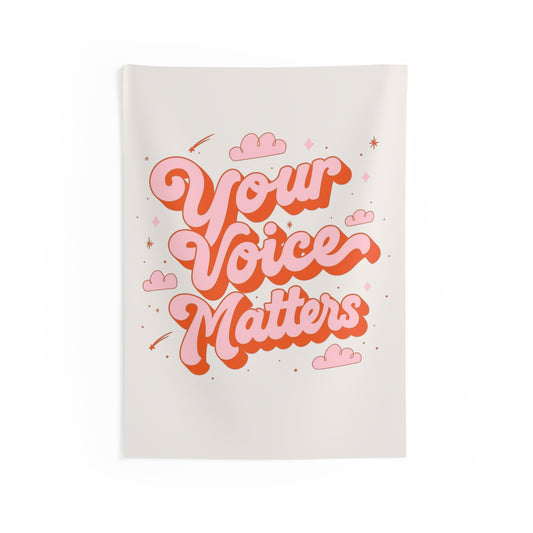 Your Voice Matters Tapestry