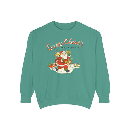 Santa Claus's Favorite SLP Comfort Colors Sweatshirt
