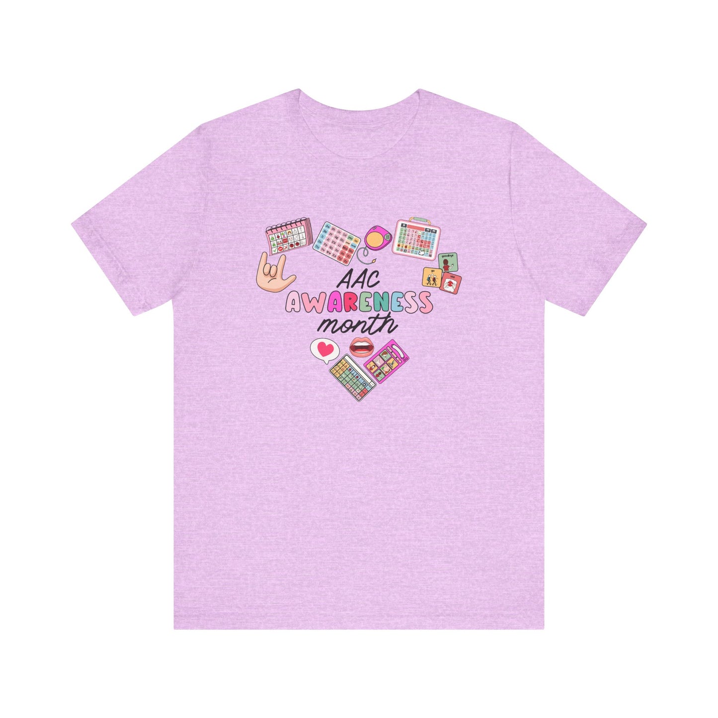 AAC Awareness Month Short Sleeve T-Shirt