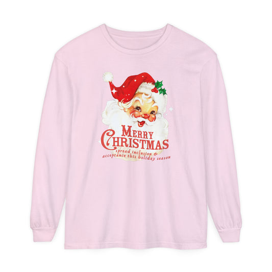 Spread Inclusion & Acceptance Holiday Long Sleeve Comfort Colors T-Shirt