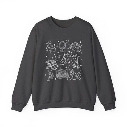 Speech & Hearing Doodles Crewneck Sweatshirt