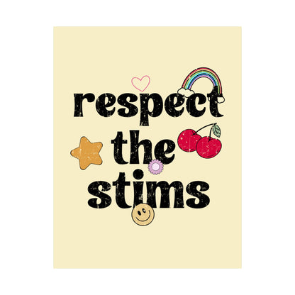 Respect The Stims Distressed Poster