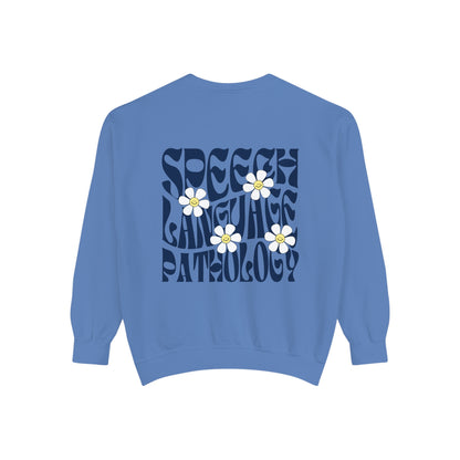 Speech Retro Daisy Comfort Colors Sweatshirt