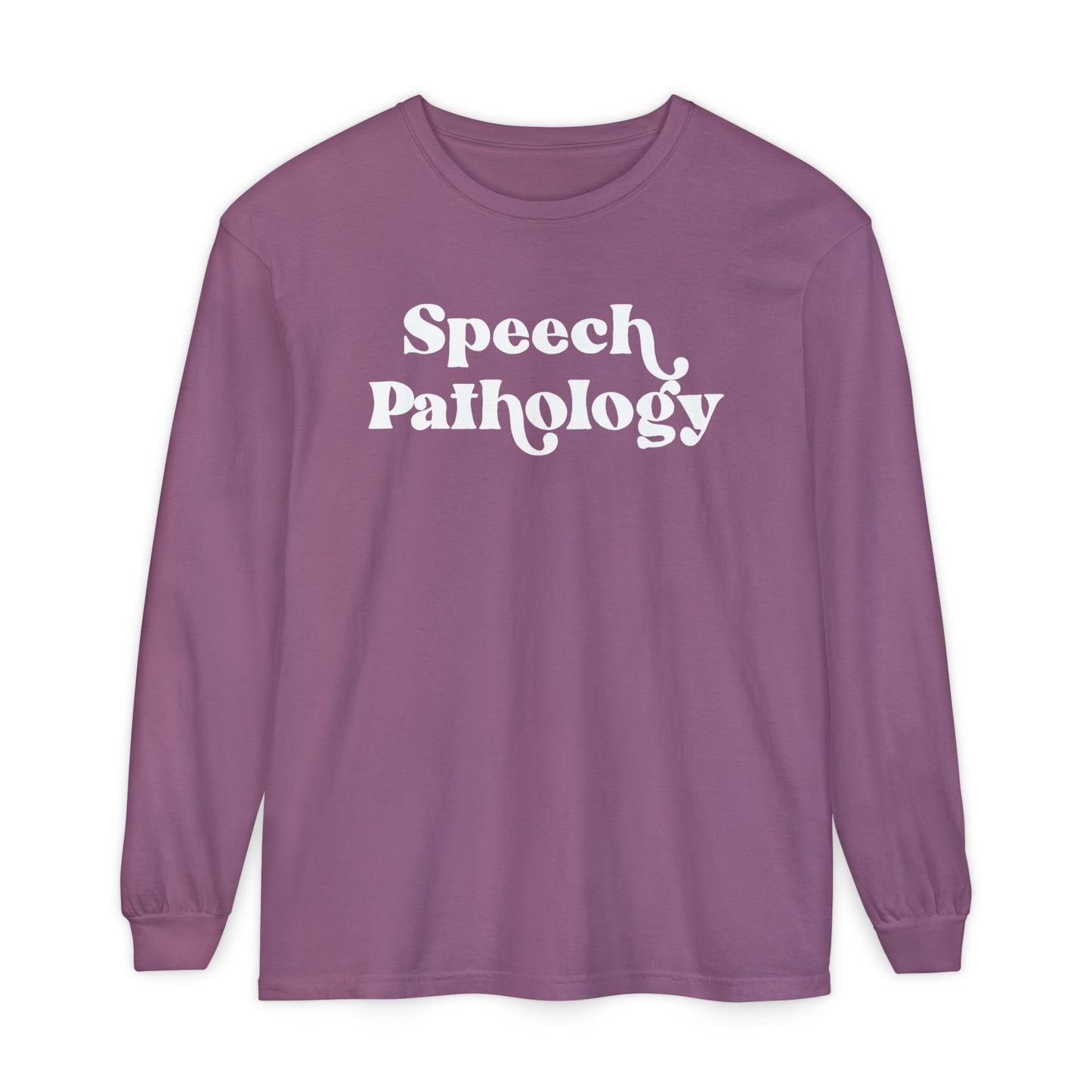 Speech Pathology Long Sleeve Comfort Colors T-shirt