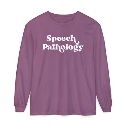 Speech Pathology Long Sleeve Comfort Colors T-shirt