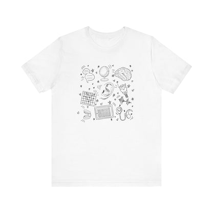 Speech & Hearing Doodles Jersey T-Shirt