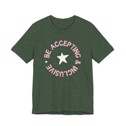 Be Accepting & Inclusive Jersey T-Shirt