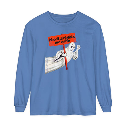 Not All Disabilities Are Visible Long Sleeve Comfort Colors T-Shirt