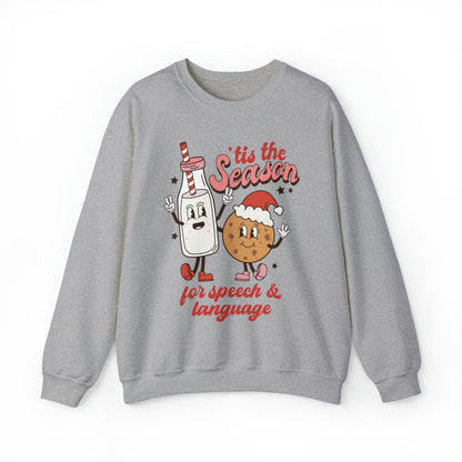 'Tis the Season for Speech and Language Crewneck Sweatshirt