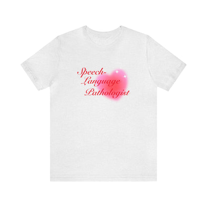 Speech-Language Pathologist Heart Jersey T-Shirt