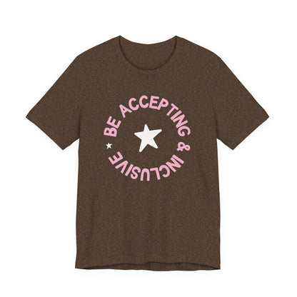 Be Accepting & Inclusive Jersey T-Shirt
