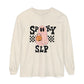 Spooky SLP Checkerboard Long Sleeve Comfort Colors T-Shirt