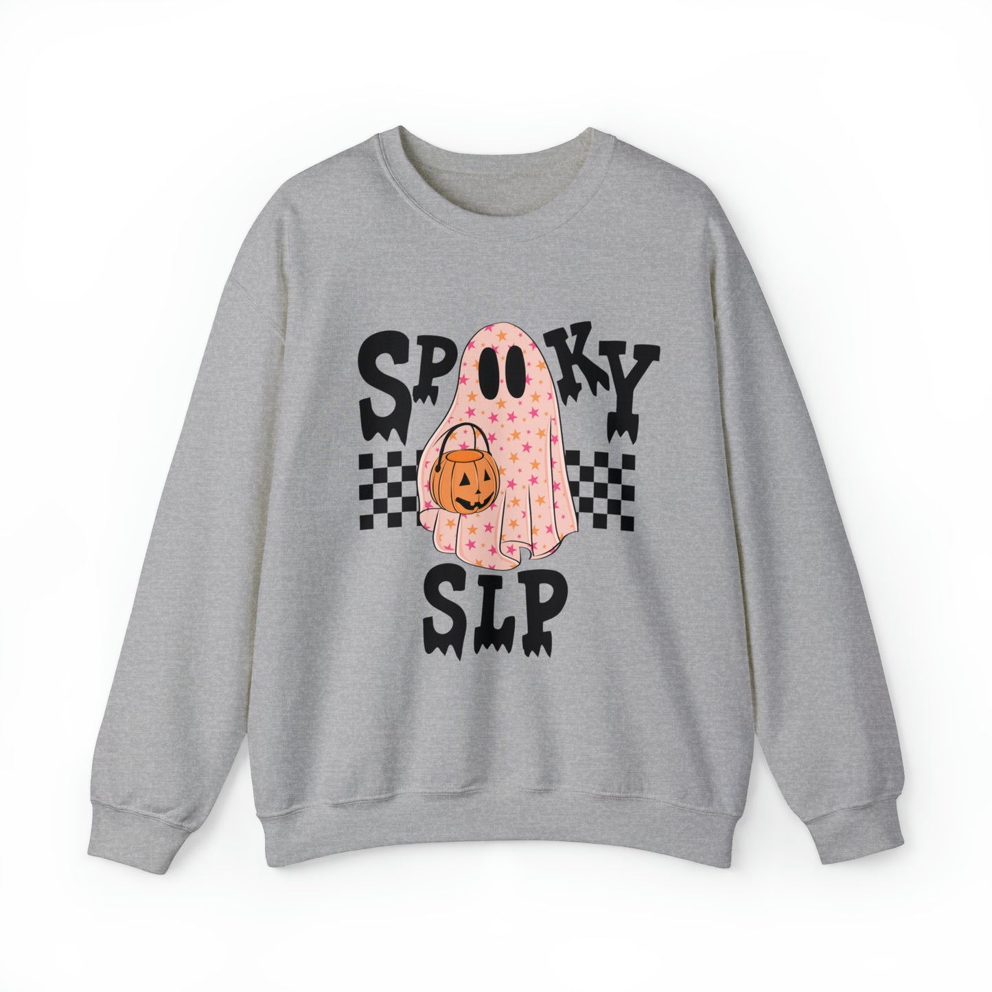 Spooky SLP Checkerboard Crewneck Sweatshirt