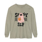 Spooky SLP Checkerboard Long Sleeve Comfort Colors T-Shirt