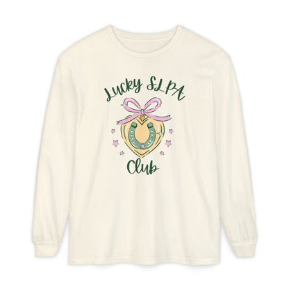 Lucky SLPA Club Long Sleeve Comfort Colors T-Shirt