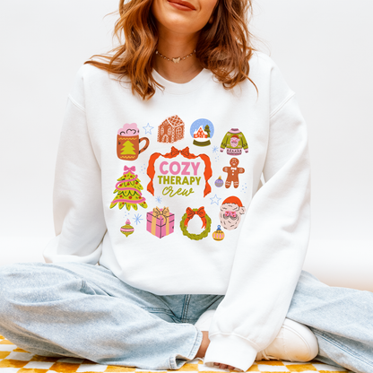 Cozy Therapy Crew Crewneck Sweatshirt